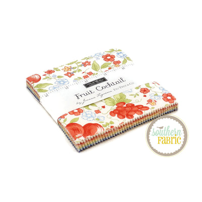 Fruit Cocktail Charm Pack (42 pcs) by Fig Tree for Moda (20460PP)