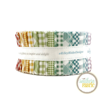 Bee Ginghams Jelly Roll (40 pcs) by Lori Holt for Riley Blake (RP-12550-40)