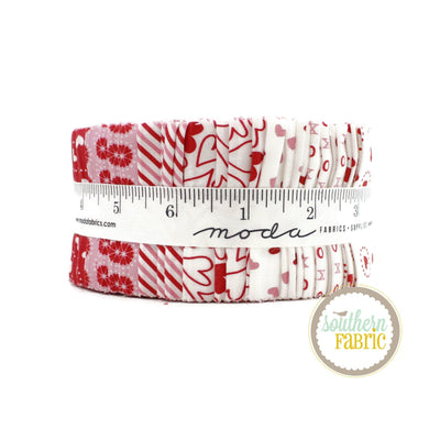 Holiday Love Jelly Roll (40 pcs) by Stacy Iest Hsu for Moda (20750JR)