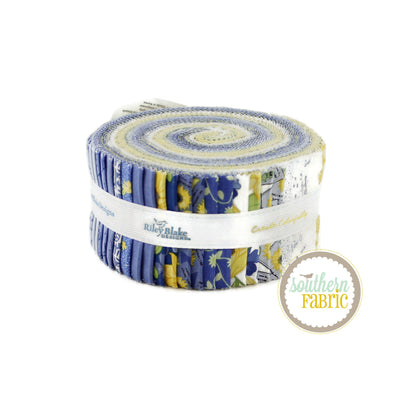 Sunny Skies Jelly Roll (40 pcs) by Jill Finley for Riley Blake (RP-14630-40)