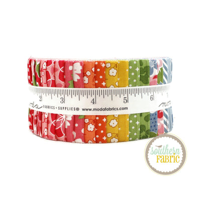 Zinnia Jelly Roll (40 pcs) by April Rosenthal for Moda (24130JR)