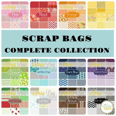 Complete Colors Scrap Bag (approx 24 yards) by Mixed Designers for Southern Fabric (CC.SB)