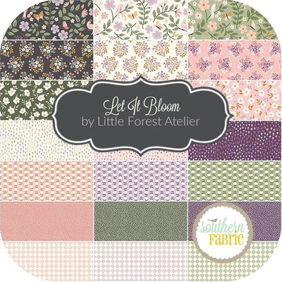 Let It Bloom Layer Cake (42 pcs) by Little Forest Atelier for Riley Blake (10-14280-42)