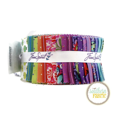 Tiny Beasts Jelly Roll (40 pcs) by Tula Pink for Free Spirit