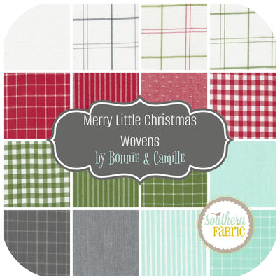 Merry Little Christmas Wovens Charm Pack (42 pcs) by Bonnie and Camille for Moda