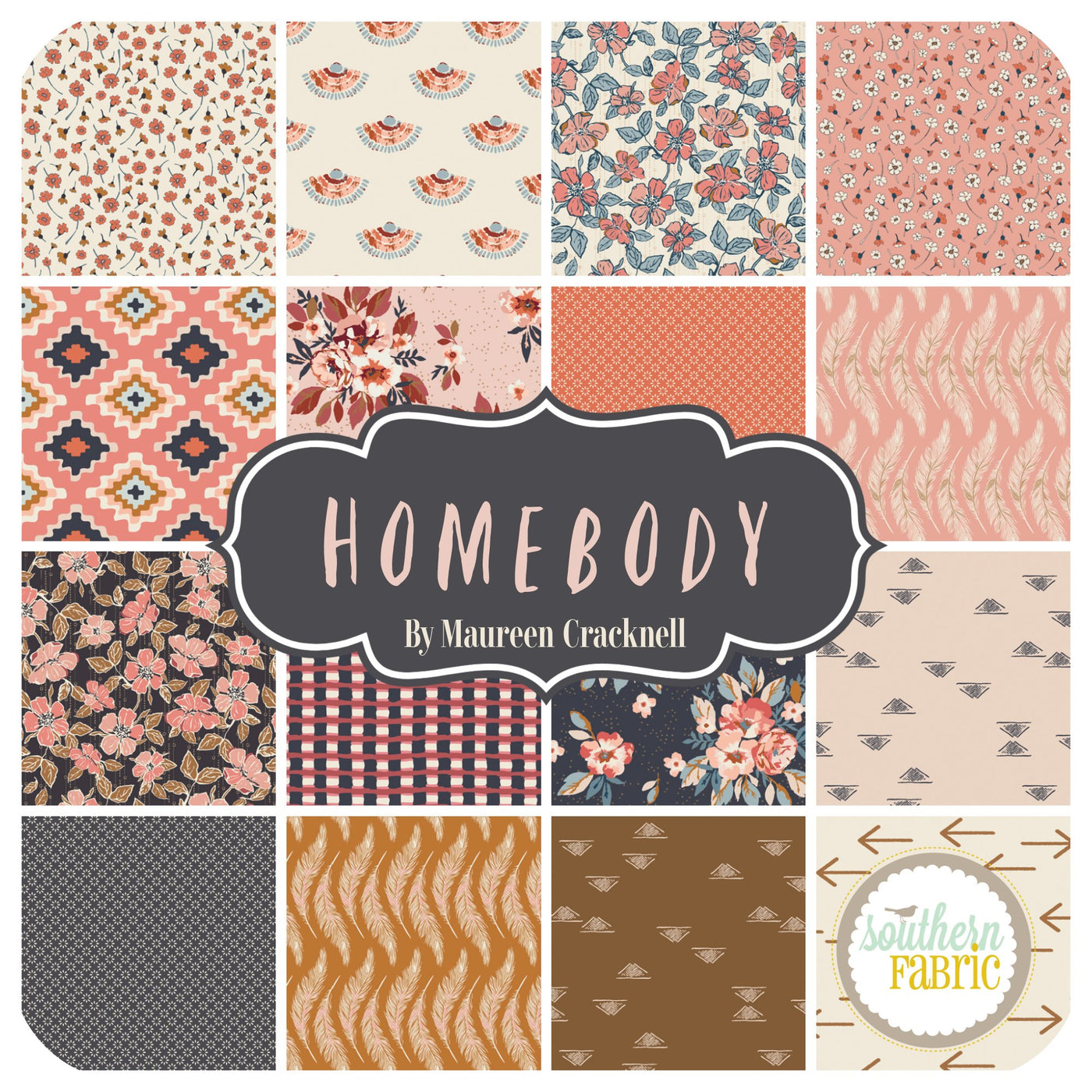 Homebody Layer Cake (42 pcs) by Maureen Cracknell for Art Gallery (10W-HMB)