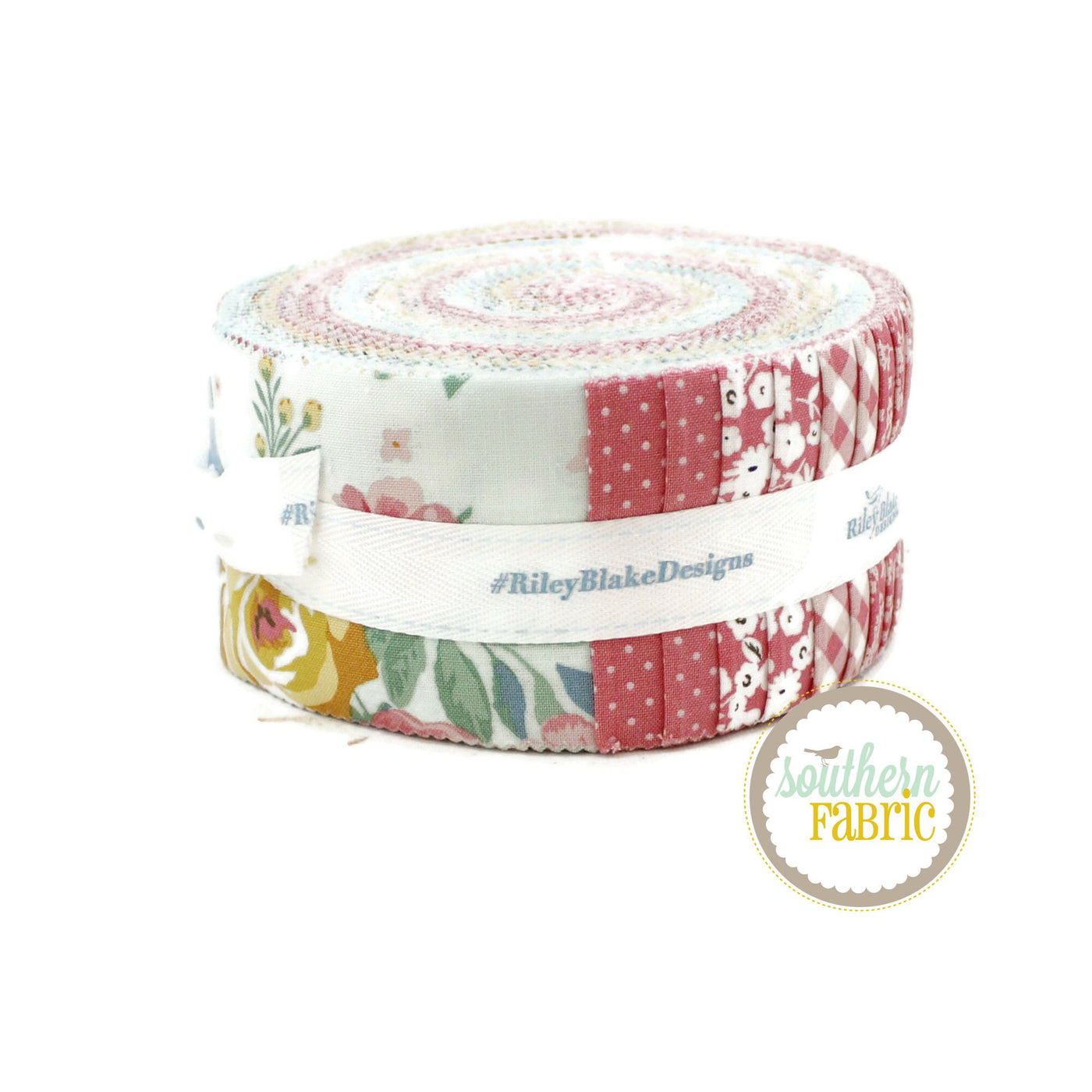 Spring Gardens Jelly Roll (40 pcs) by My Mind's Eye for Riley Blake (RP-14110-40)