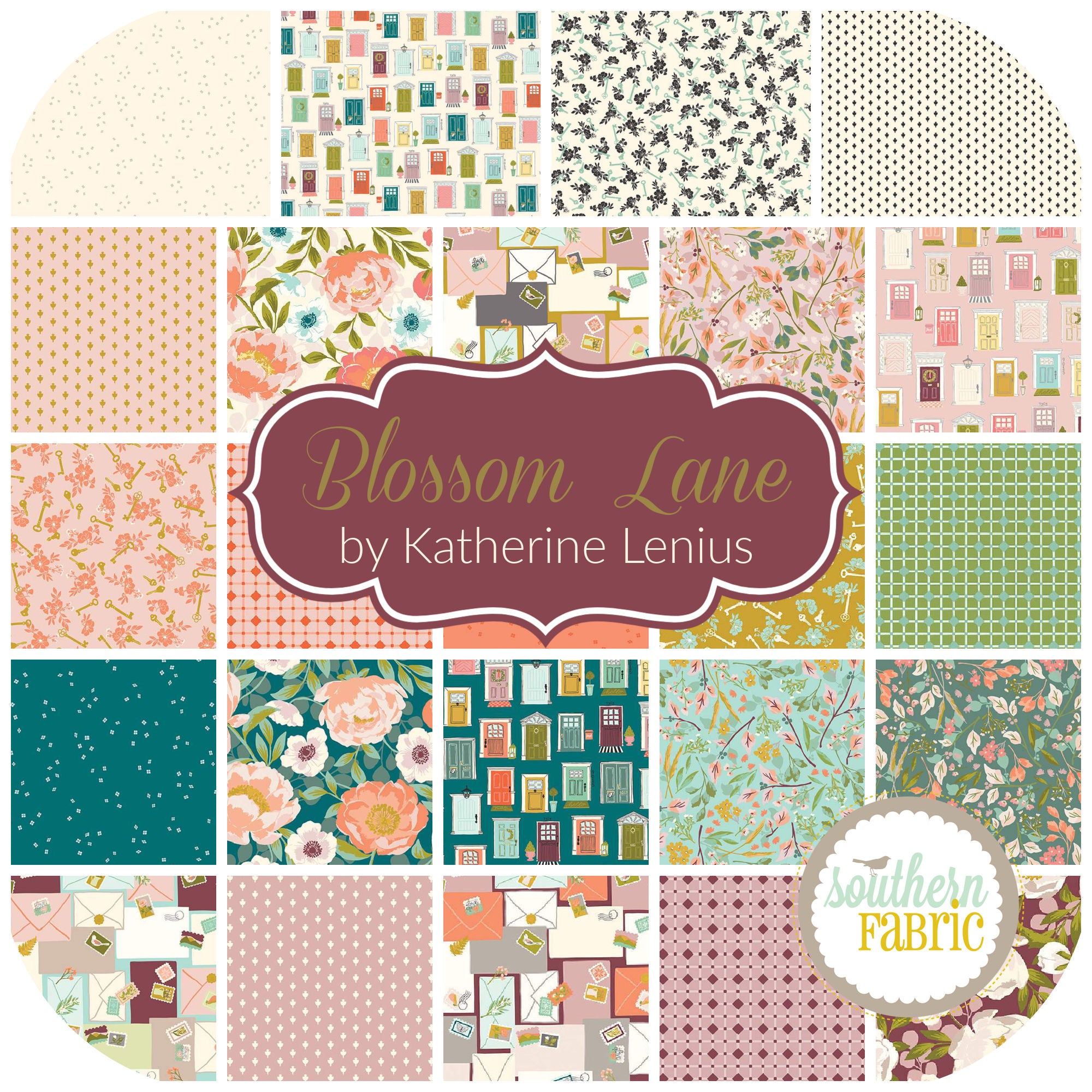 Katherine Lenius | Blossom Lane | Riley Blake | Southern Fabric