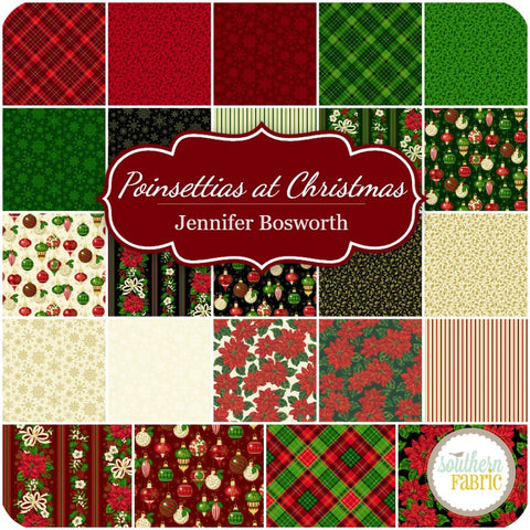 Poinsettias at Christmas by Jennifer Bosworth