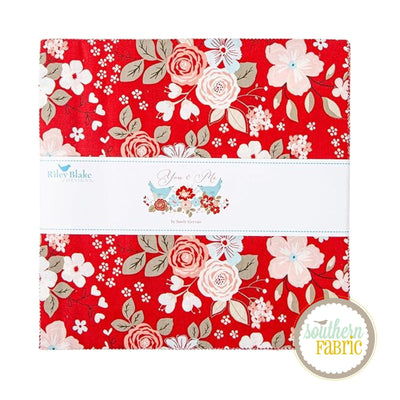 You & Me - Layer Cake (42 pcs) by Sandy Gervais for Riley Blake (10-15400-42)