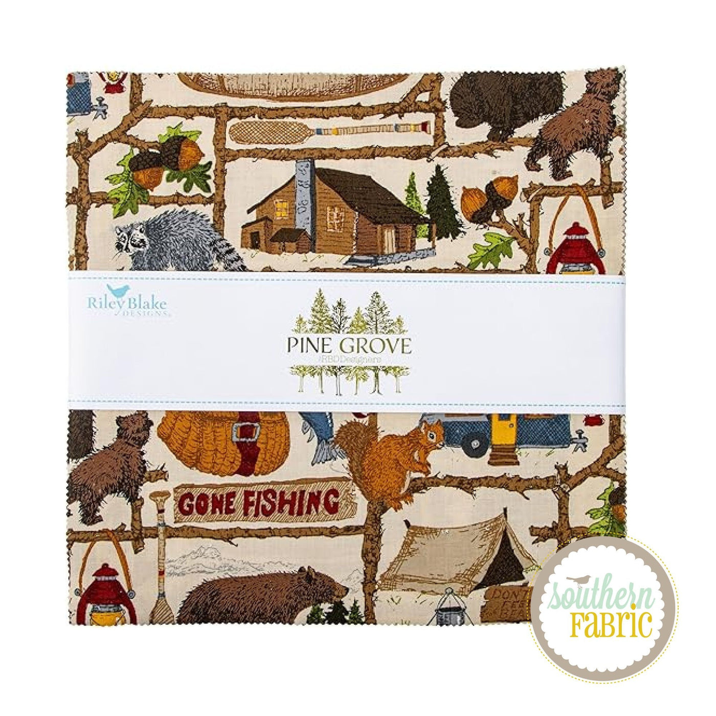 Pine Grove - Layer Cake (42 pcs) by RBD Designers for Riley Blake (10-15930-42)