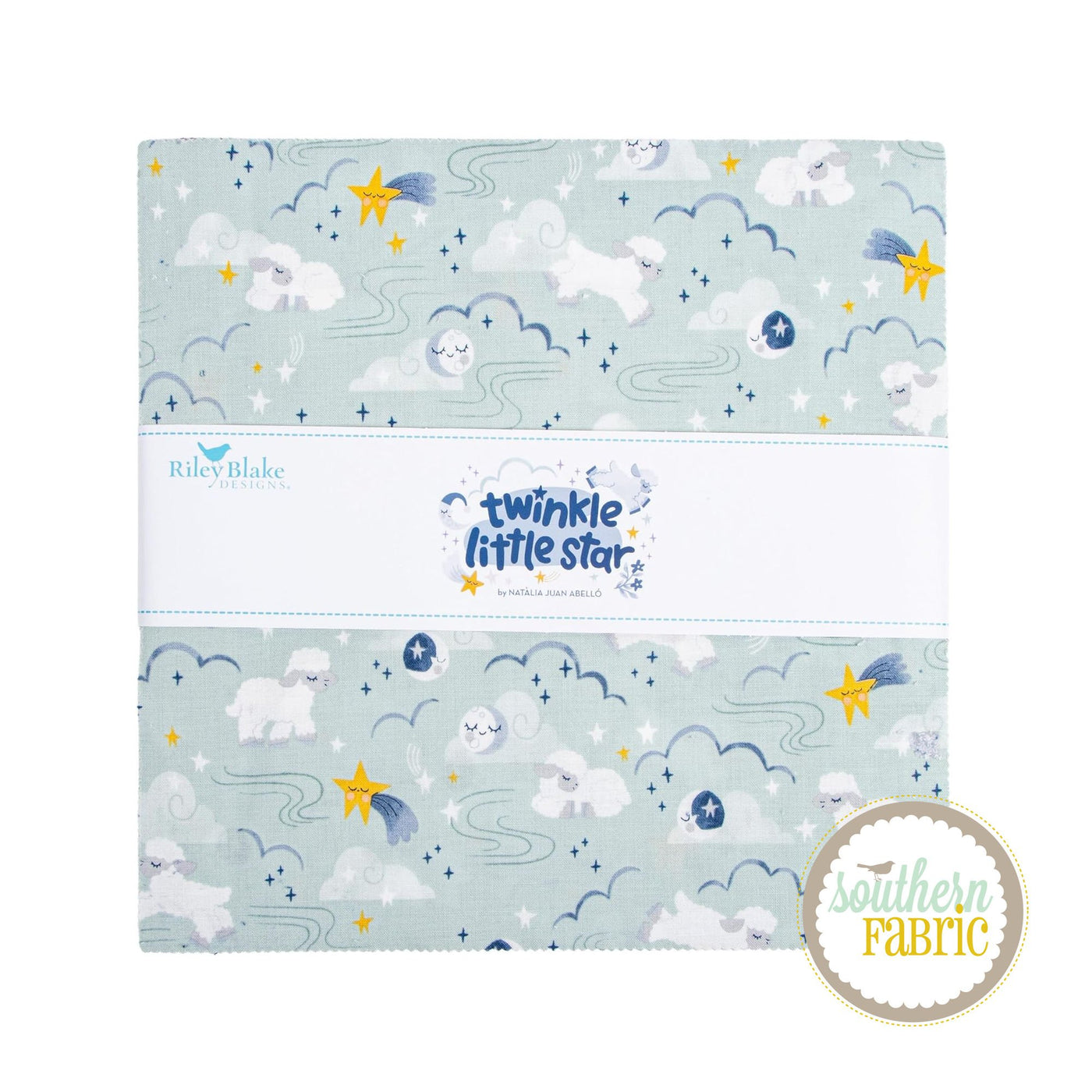 Twinkle Little Star - Layer Cake (42 pcs) by Natàlia Juan Abelló for Riley Blake (10-16300-42)
