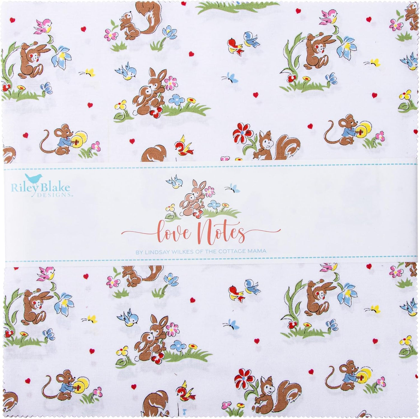 Lindsay Wilkes | Love Notes - Layer Cake | Riley Blake | Southern Fabric