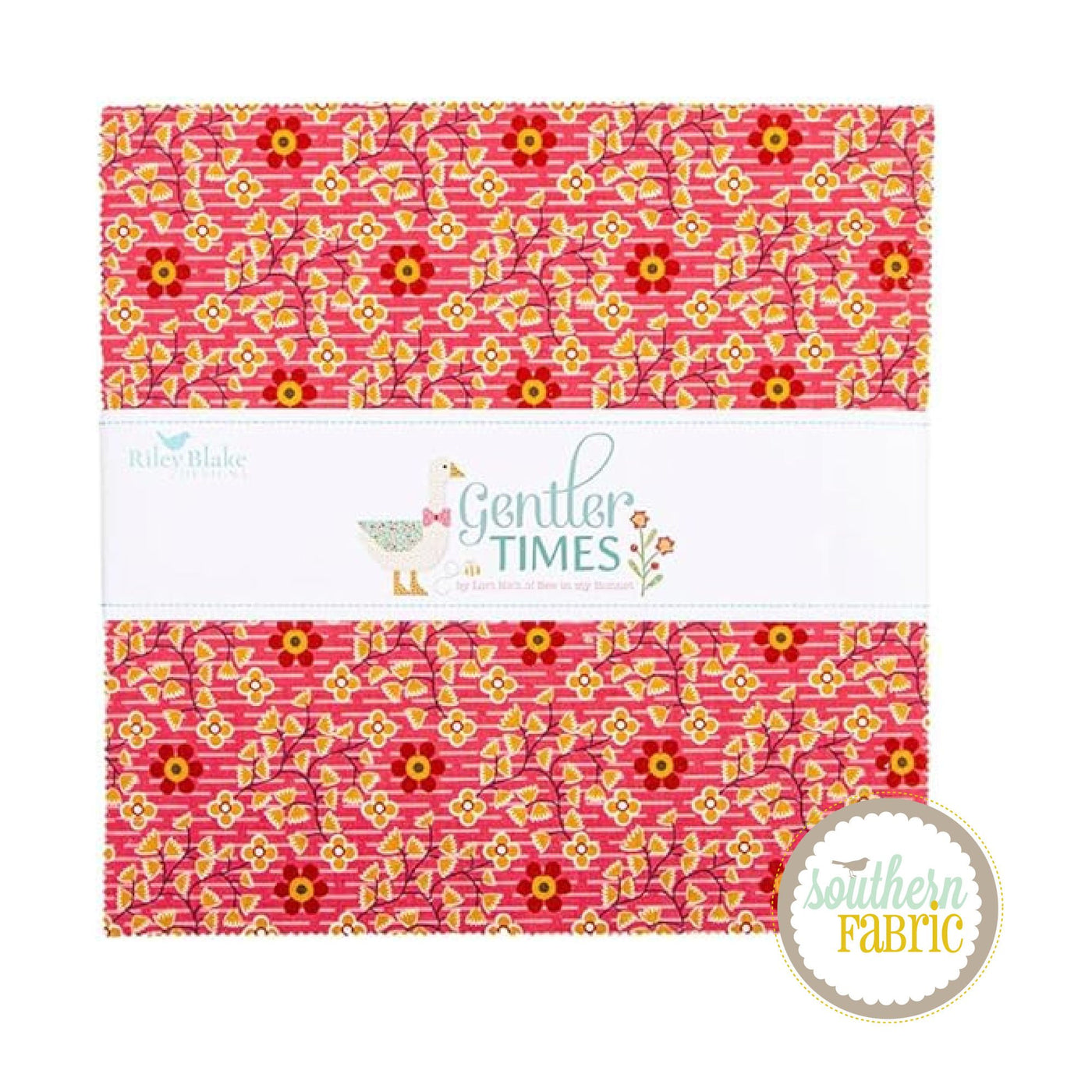 Gentler Times - Layer Cake (42 pcs) by Lori Holt for Riley Blake (10-16470-42)