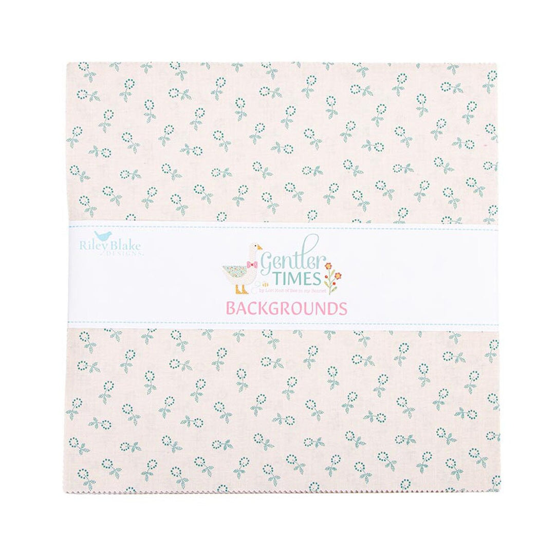 Gentler Times Backgrounds - Layer Cake (42 pcs) by Lori Holt for Riley Blake