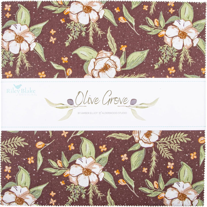 Olive Grove - Layer Cake (42 pcs) by Amber Elliot for Riley Blake