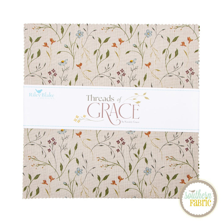 Threads of Grace - Layer Cake (42 pcs) by Kassidy Grace for Riley Blake