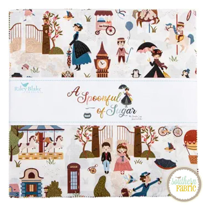 A Spoonful of Sugar - Layer Cake (42 pcs) by Jennifer Long for Riley Blake