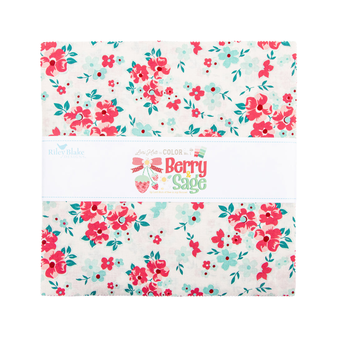 Berry & Sage - Layer Cake (42 pcs) by Lori Holt for Riley Blake