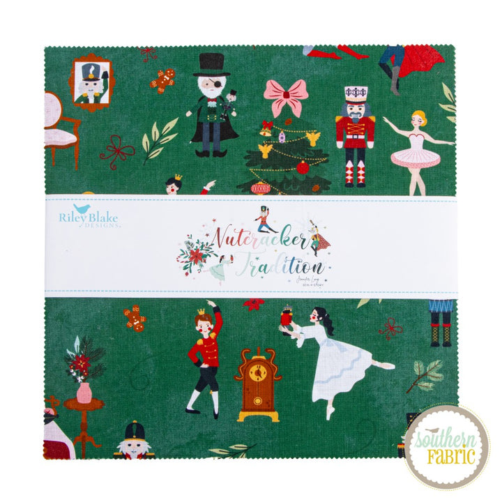 Nutcracker Tradition - Layer Cake (42 pcs) by Jennifer Long for Riley Blake