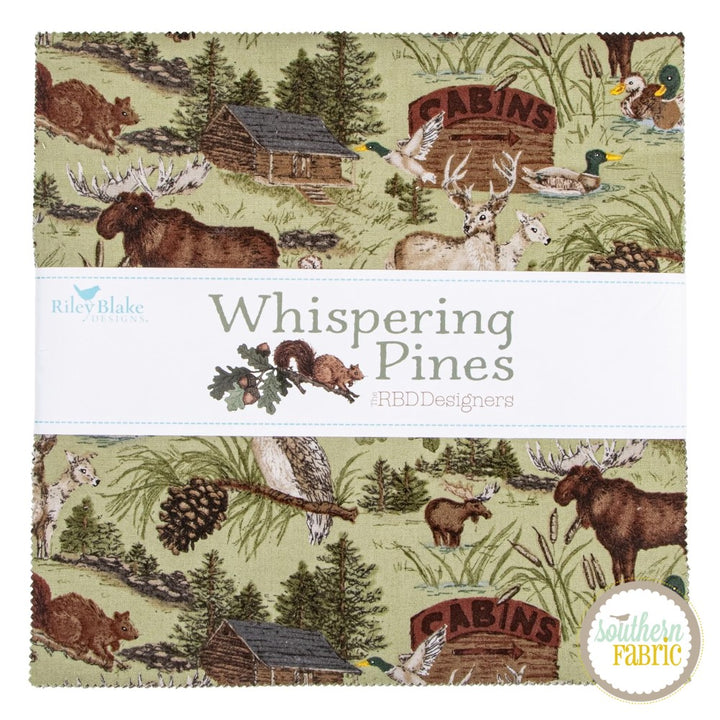 Whispering Pines - Layer Cake (42 pcs) by RBD Designers for Riley Blake