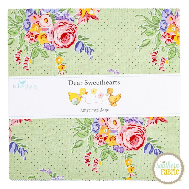 Dear Sweethearts - Layer Cake (42 pcs) by American Jane for Riley Blake
