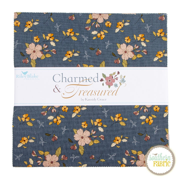Charmed &amp; Treasured - Layer Cake (42 pcs) by Kassidy Grace for Riley Blake