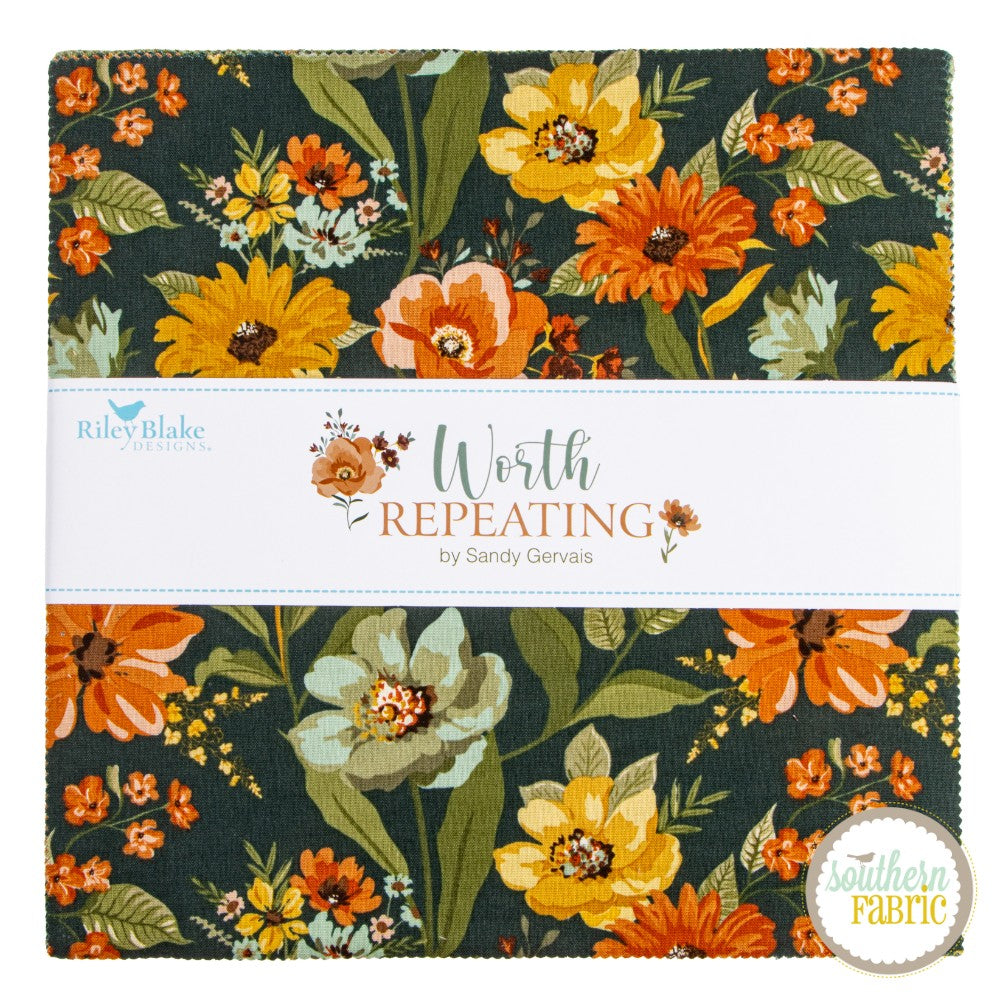 Worth Repeating - Layer Cake (42 pcs) by Sandy Gervais for Riley Blake