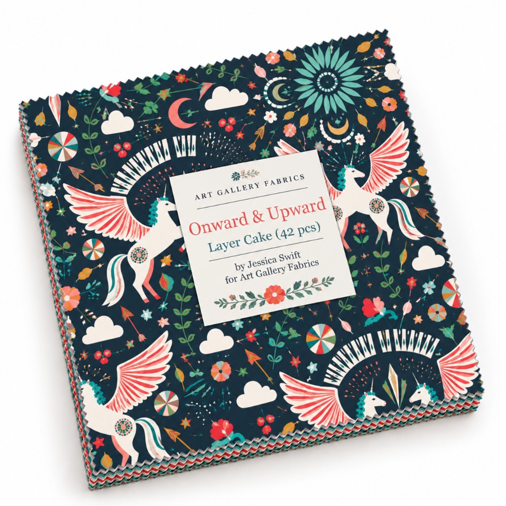 Onward & Upward - Layer Cake (42 pcs) by Jessica Swift for Art Gallery Fabrics