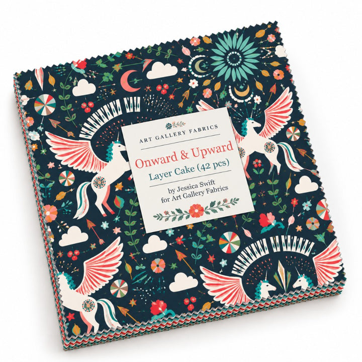 Onward &amp; Upward - Layer Cake (42 pcs) by Jessica Swift for Art Gallery Fabrics