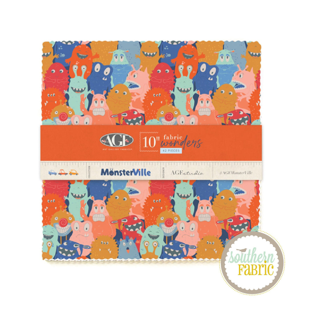 Monsterville - Layer Cake (42 pcs) by AGF Studio for Art Gallery Fabrics
