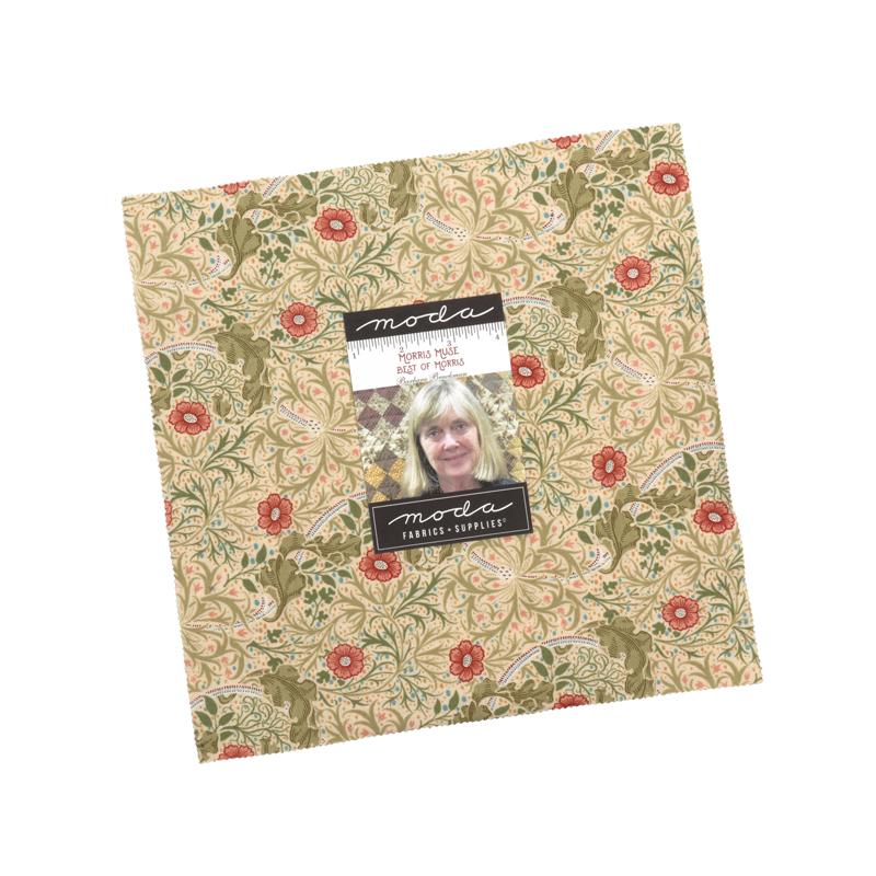 Morris Muse - Layer Cake (42 pcs) by Barbara Brackman for Moda