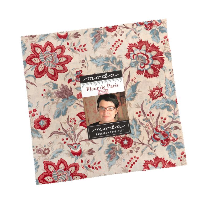Fleur De Paris - Layer Cake (42 pcs) by French General for Moda