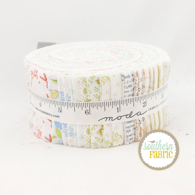 Linen Cupboard - Jelly Roll (40 pcs) by Fig Tree for Moda (20480JR)