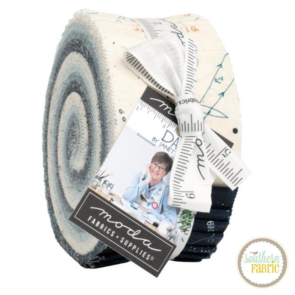 Data - Jelly Roll (40 pcs) by Janet Clare for Moda
