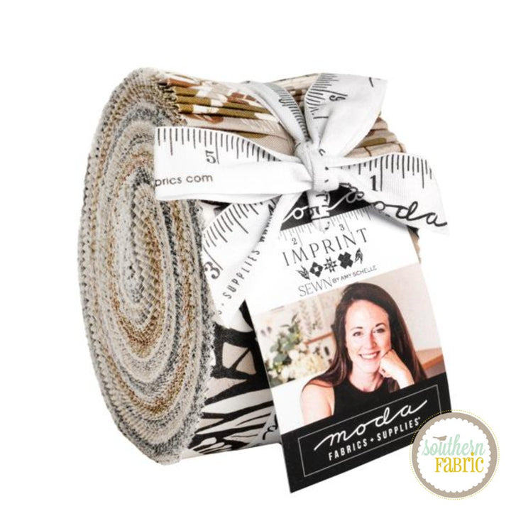 Imprint - Jelly Roll (40 pcs) by Sewn By Amy Schelle for Moda