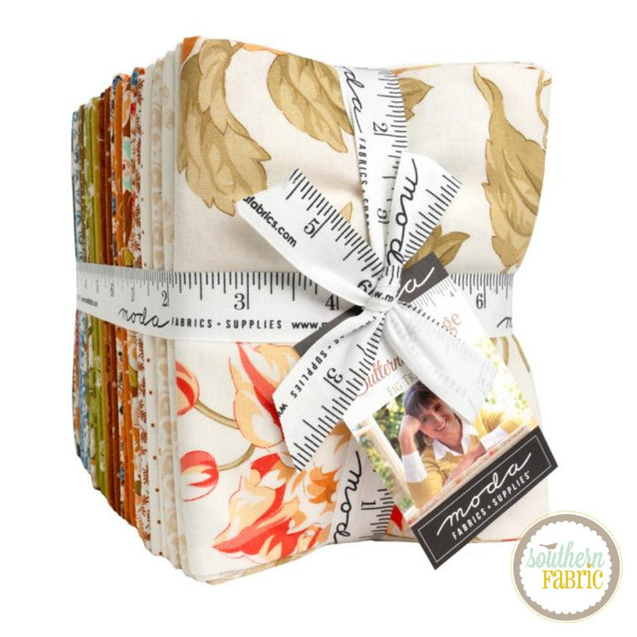 Butternut and Sage - Fat Quarter Bundle (40 pcs) by Fig Tree for Moda