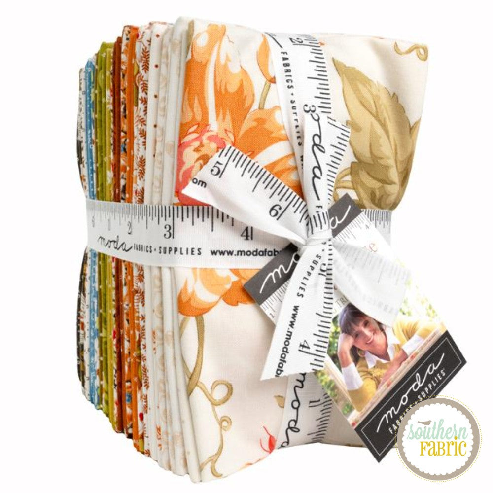 Butternut and Sage - Fat Eighth Bundle (40 pcs) by Fig Tree for Moda