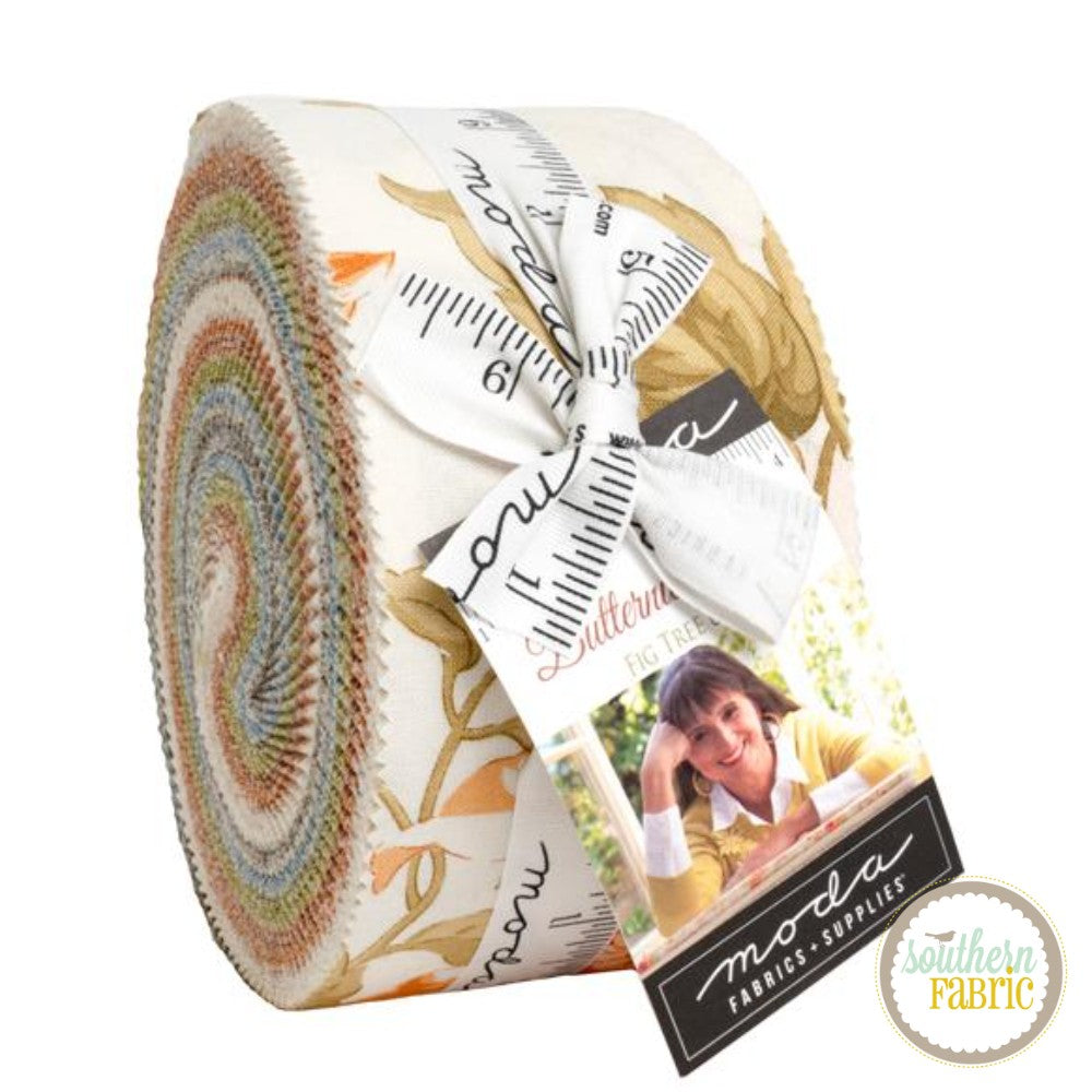 Butternut and Sage - Jelly Roll (40 pcs) by Fig Tree for Moda