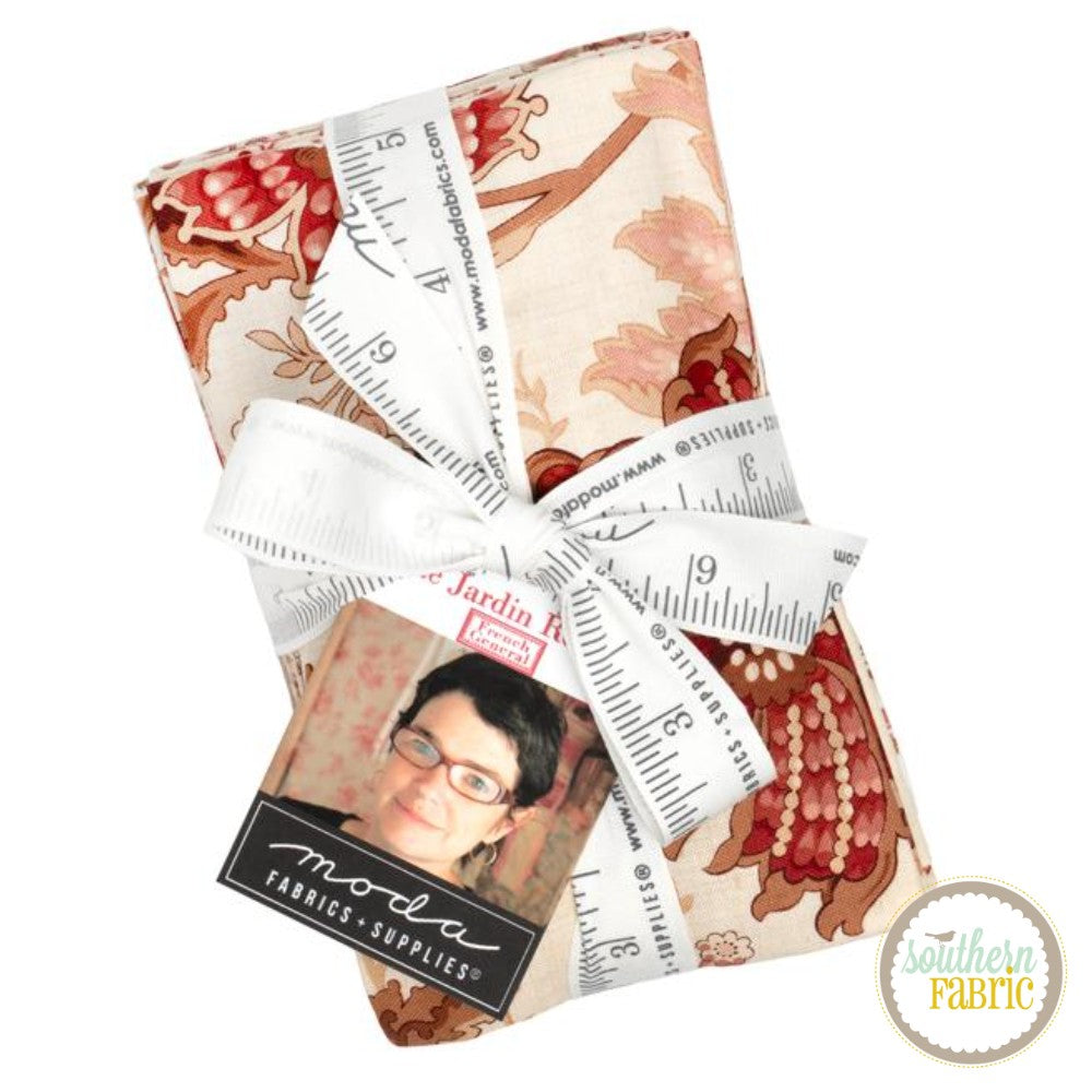 Le Jardin Rouge - Fat Eighth Bundle (40 pcs) by French General for Moda