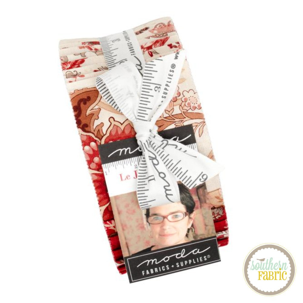 Le Jardin Rouge - Jelly Roll (40 pcs) by French General for Moda