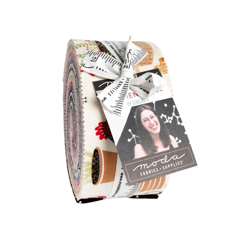 The Henhouse - Jelly Roll (40 pcs) by Gingiber for Moda