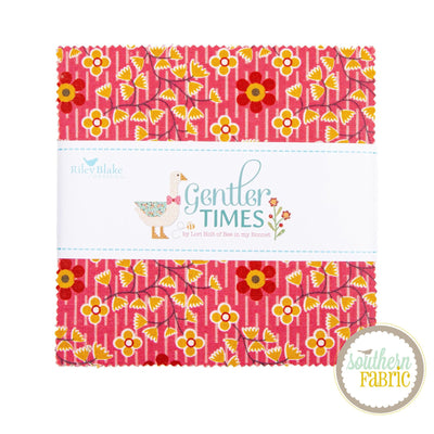 Gentler Times - Charm Pack (42 pcs) by Lori Holt for Riley Blake (5-16470-42)