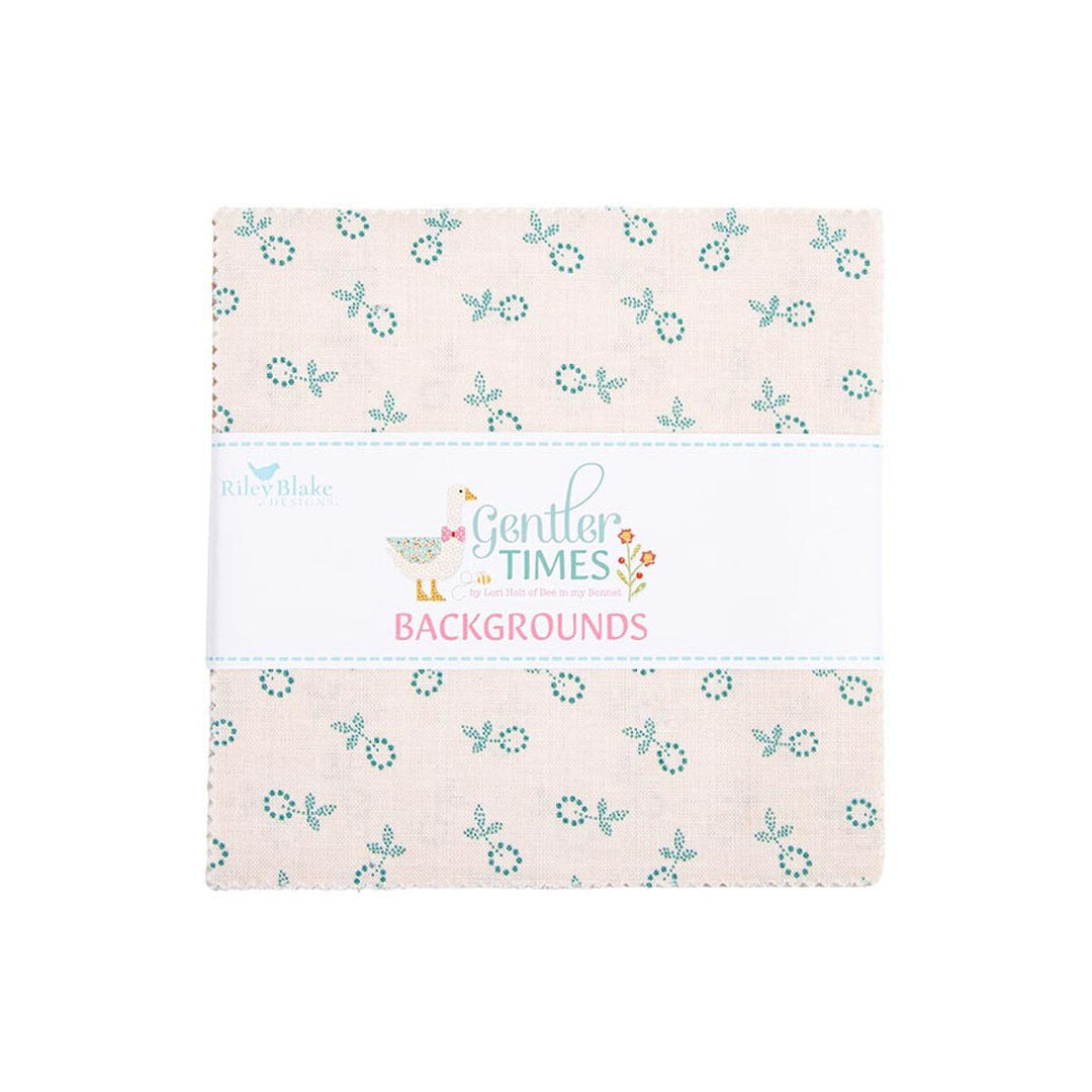 Gentler Times Backgrounds - Charm Pack (42 pcs) by Lori Holt for Riley Blake