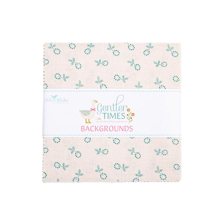 Gentler Times Backgrounds - Charm Pack (42 pcs) by Lori Holt for Riley Blake