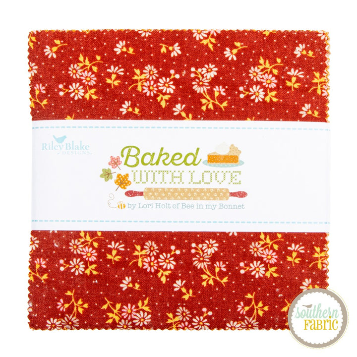 Baked With Love - Charm Pack (42 pcs) by Lori Holt for Riley Blake
