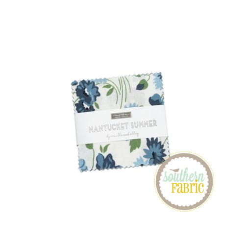 Nantucket Summer - Mini Charm Pack (42 pcs) by Camille Roskelley for Moda (55260MC)