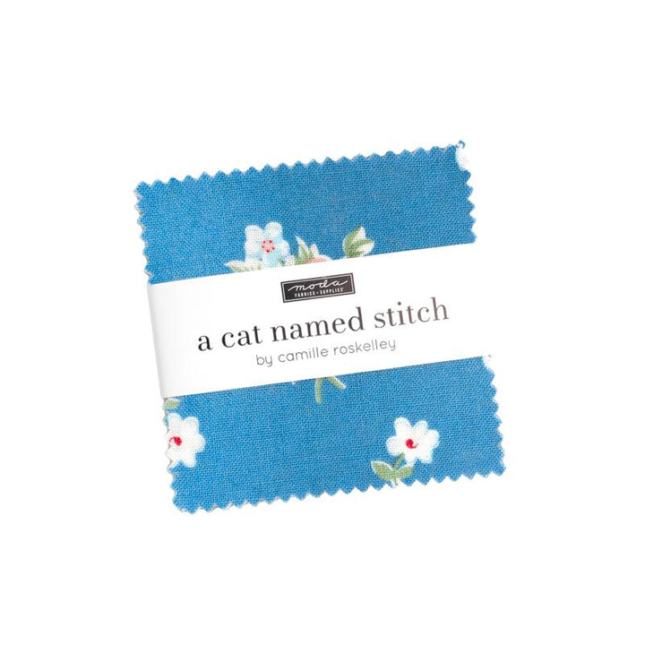 A Cat Named Stitch - Mini Charm Pack (42 pcs) by Camille Roskelley for Moda