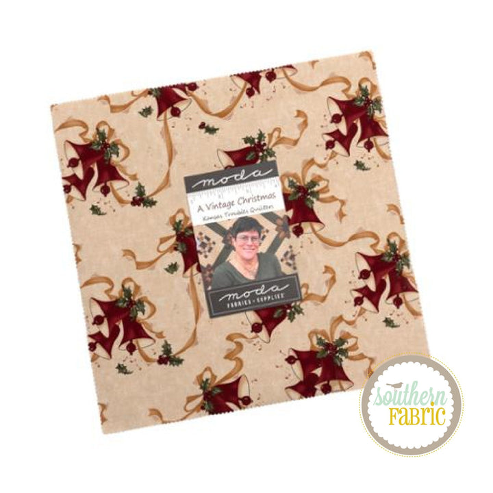 A Vintage Christmas - Layer Cake (42 pcs) by Kansas Troubles for Moda