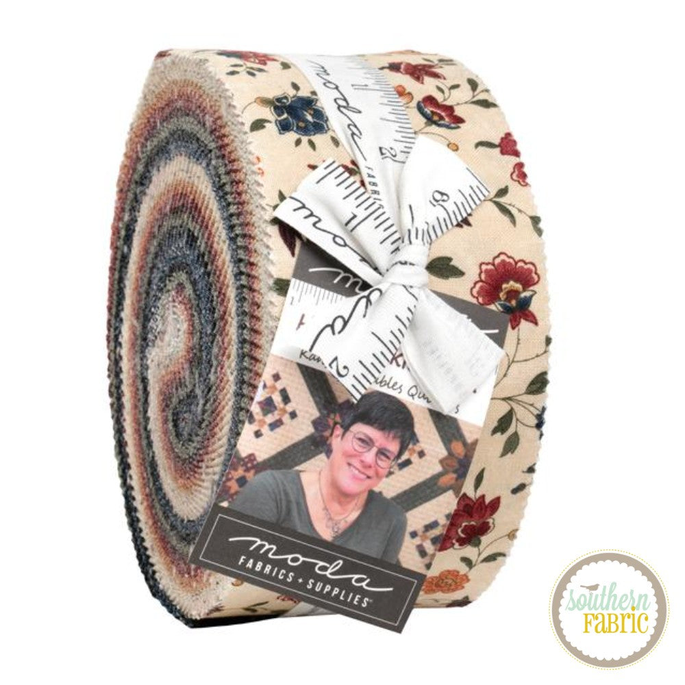 Honeysuckle Farm - Jelly Roll (40 pcs) by Kansas Troubles Quilters for Moda